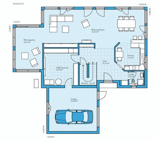 Hanse - Variant 275 Floorplan 1