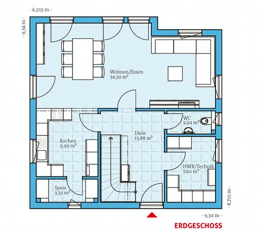 Hanse - Variant 35-137 Floorplan 1