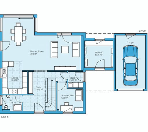 Hanse - Variant 35-154 Floorplan 1