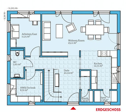 Hanse - Variant 35-172 Floorplan 1