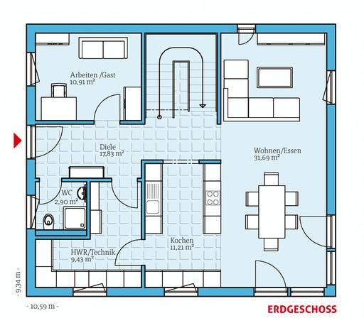 Hanse - Variant 45-154 Floorplan 1
