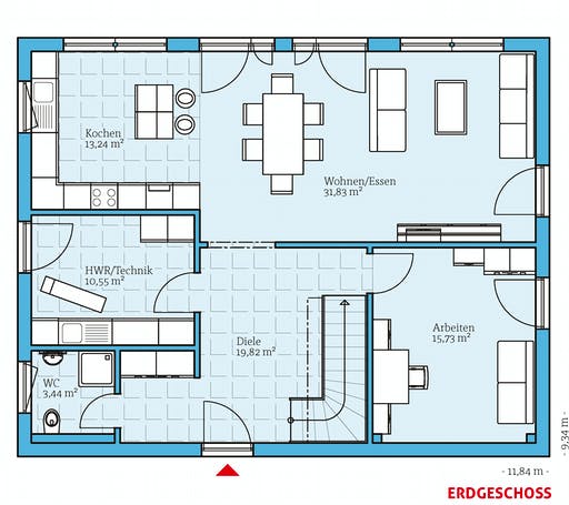 Hanse - Variant 45-175 Floorplan 1