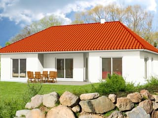 Fertighaus VarioClassic 117 von VarioSelf Schlüsselfertig ab 162120€, Bungalow Außenansicht 2