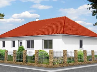 Fertighaus VarioClassic 117 von VarioSelf Schlüsselfertig ab 162120€, Bungalow Außenansicht 3