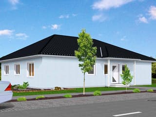 Fertighaus VarioClassic 148 von VarioSelf Schlüsselfertig ab 191140€, Bungalow Außenansicht 3