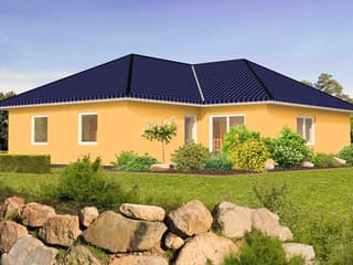 Fertighaus VarioCorner 121 von VarioSelf Schlüsselfertig ab 167650€, Bungalow Außenansicht 2