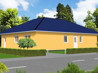 Fertighaus VarioCorner 121 von VarioSelf Schlüsselfertig ab 167650€, Bungalow Außenansicht 3