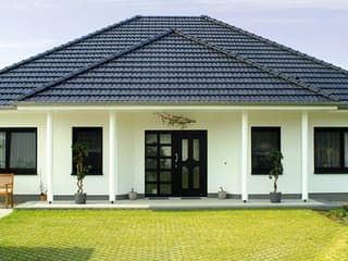 Fertighaus VarioCorner 207 von VarioSelf Schlüsselfertig ab 257150€, Bungalow Außenansicht 2