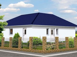 Fertighaus VarioCorner 91 von VarioSelf Schlüsselfertig ab 147900€, Bungalow Außenansicht 3