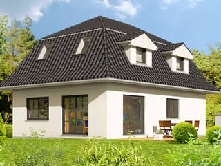 Fertighaus VarioFamily 121 von VarioSelf Schlüsselfertig ab 184160€, Stadtvilla Außenansicht 2