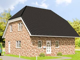 Fertighaus VarioFamily 127 von VarioSelf Schlüsselfertig ab 163330€, Satteldach-Klassiker Außenansicht 2