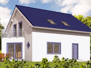Fertighaus VarioFamily 132 von VarioSelf Schlüsselfertig ab 189960€, Satteldach-Klassiker Außenansicht 2