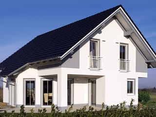 Fertighaus VarioFamily 137 von VarioSelf Schlüsselfertig ab 190670€, Satteldach-Klassiker Außenansicht 1