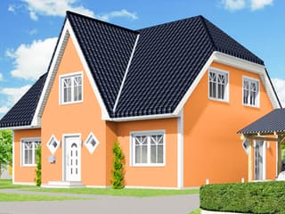 Fertighaus VarioFamily 160 von VarioSelf Schlüsselfertig ab 199280€, Satteldach-Klassiker Außenansicht 3