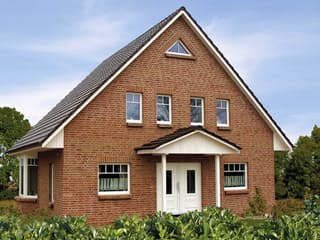 Fertighaus VarioFamily 161 von VarioSelf Schlüsselfertig ab 193270€, Satteldach-Klassiker Außenansicht 1