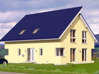 Fertighaus VarioFamily 178 von VarioSelf Schlüsselfertig ab 234940€, Satteldach-Klassiker Außenansicht 3