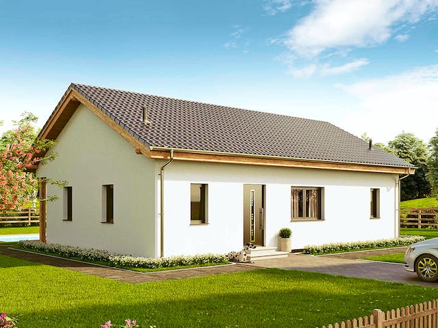 Fertighaus Bungalow Compact Small von Vario-Haus - Deutschland Schlüsselfertig ab 275690€, Bungalow Außenansicht 1