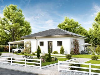 Fertighaus Bungalow Five von Vario-Haus - Österreich Schlüsselfertig ab 244480€, Bungalow Außenansicht 2