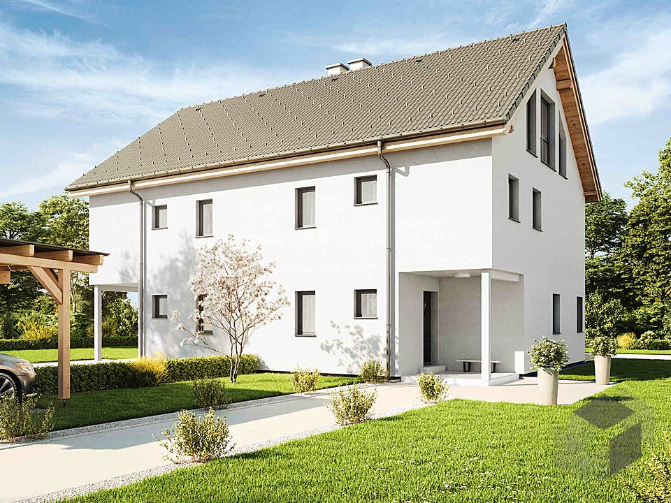 Duplex D113 XLARGE von VARIO-HAUS Außenansicht