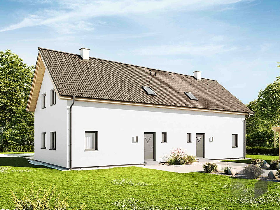 Duplex D115 von VARIO-HAUS Außenansicht