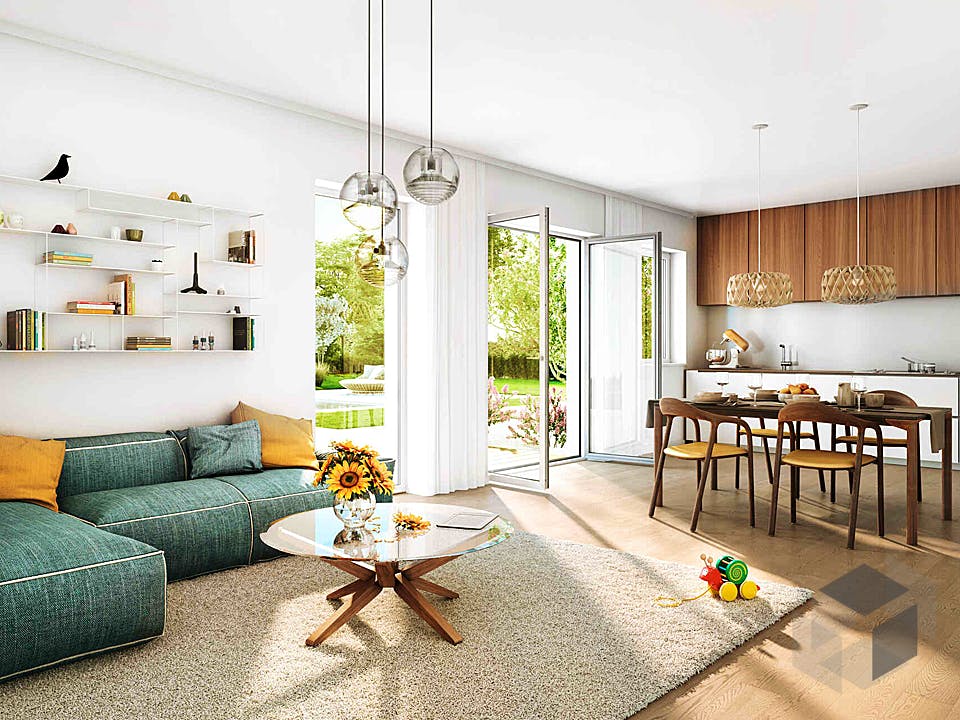 Duplex D115 von VARIO-HAUS Innenansicht