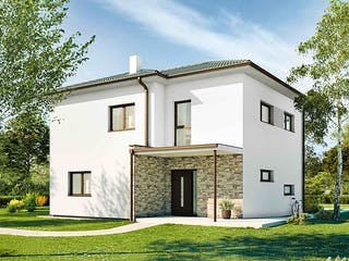 Fertighaus New Design Esprit LARGE von Vario-Haus - Österreich Schlüsselfertig ab 438510€, Stadtvilla Außenansicht 1