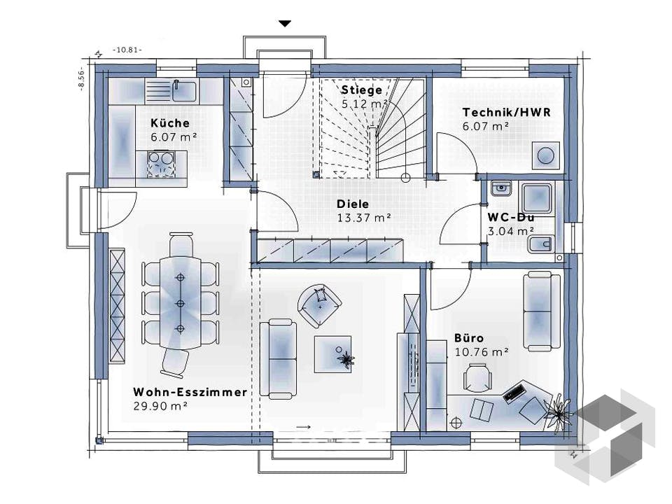 Family Classic von VARIO-HAUS Grundriss