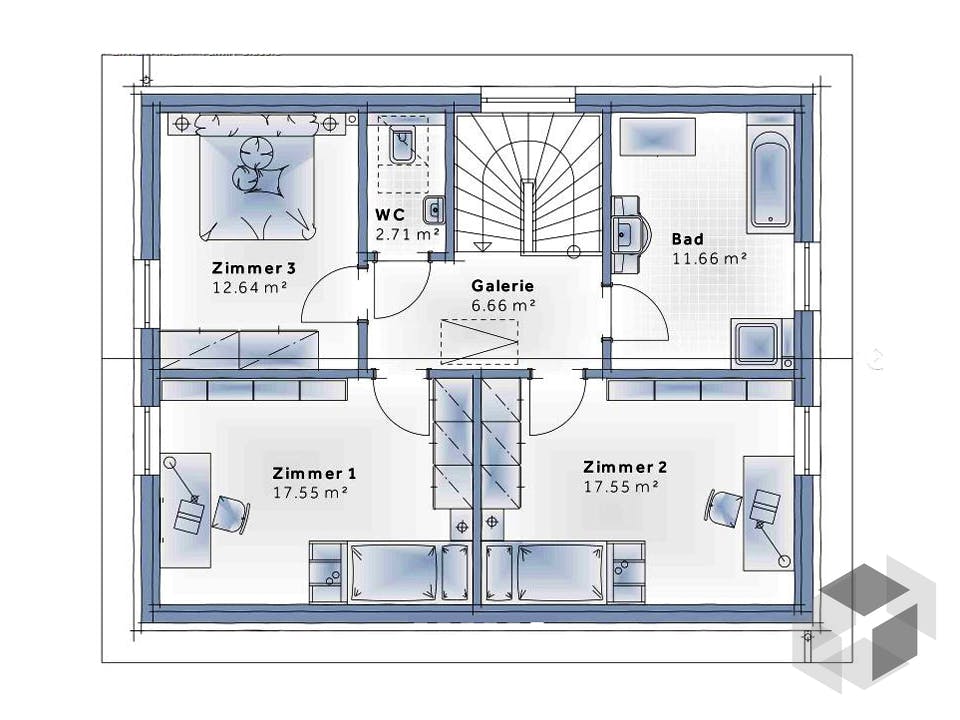 Family Classic von VARIO-HAUS Grundriss