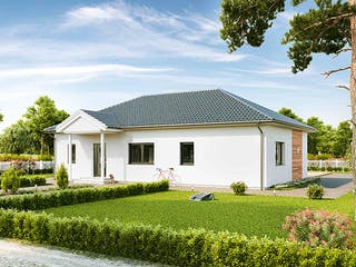 Fertighaus Family Compact von Vario-Haus - Österreich Schlüsselfertig ab 301480€, Bungalow Außenansicht 2