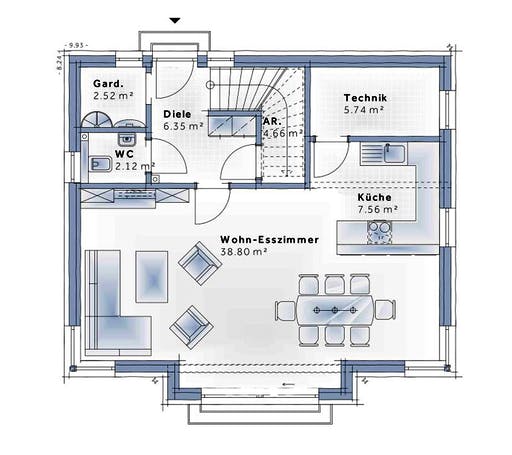 Variohaus - Family Emotion Floorplan 1