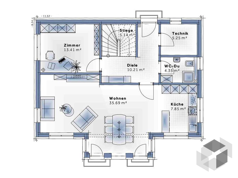 Family Life von VARIO-HAUS Grundriss