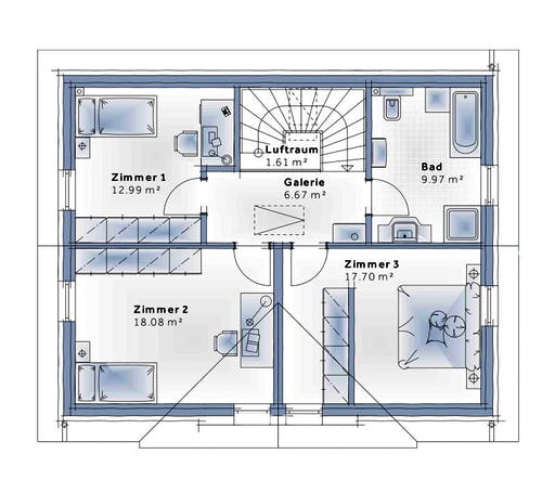 Variohaus - Family Open Floorplan 2