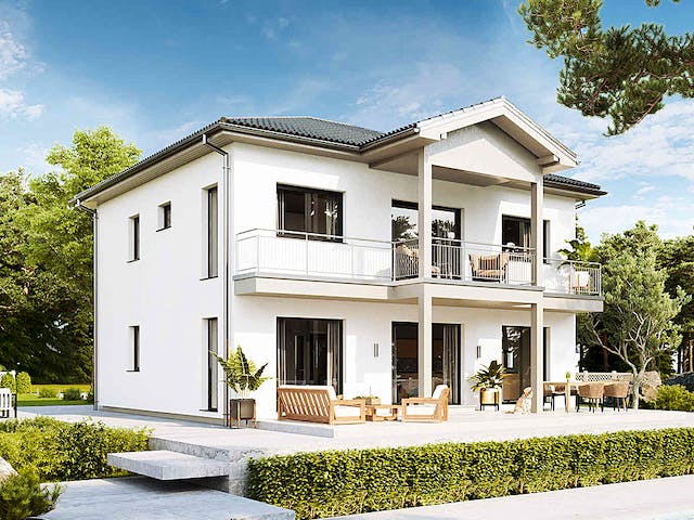 Fertighaus New Design Five von Vario-Haus - Österreich Schlüsselfertig ab 383880€, Stadtvilla Außenansicht 2