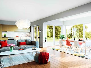 Fertighaus New Design Solair von Vario-Haus - Österreich Schlüsselfertig ab 412960€, Cubushaus Innenansicht 1