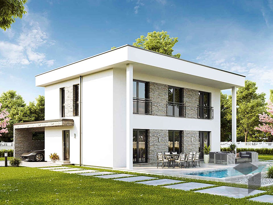 New Design Sunrise von VARIO-HAUS Außenansicht