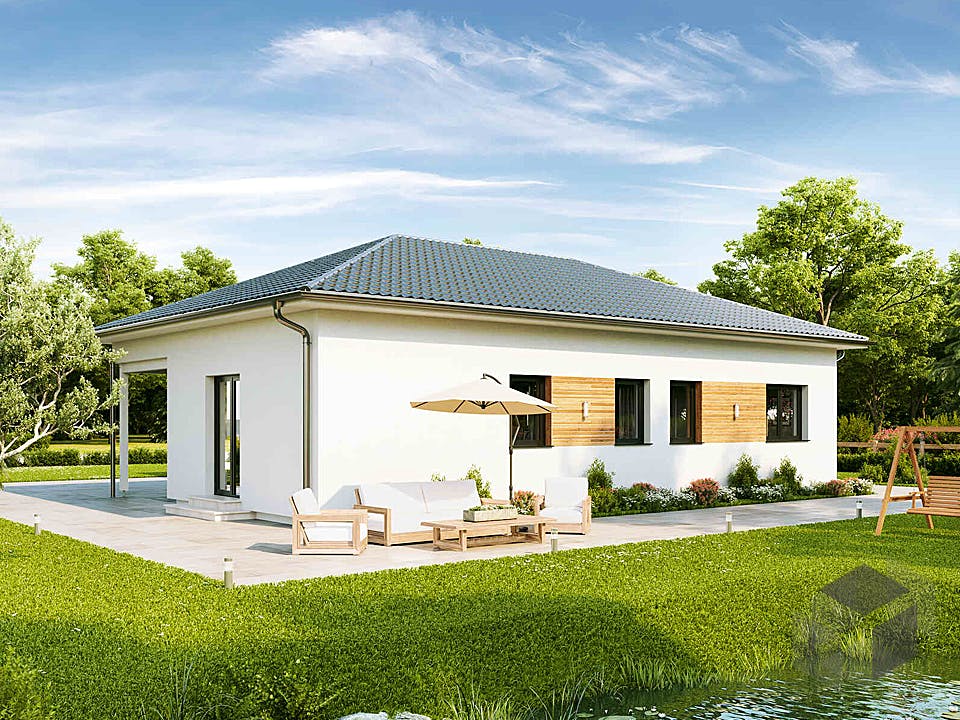 Einfamilienhaus Bungalow W136 Von VARIO-HAUS | Fertighaus.de