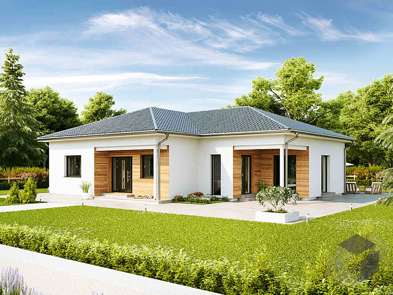 Einfamilienhaus Bungalow W136 Von VARIO-HAUS | Fertighaus.de