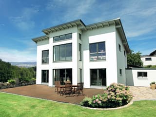 Fertighaus VENTUR 320 von FingerHaus, Pultdachhaus Außenansicht 4