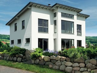 Fertighaus VENTUR 320 von FingerHaus, Pultdachhaus Außenansicht 1