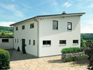Fertighaus VENTUR 320 von FingerHaus, Pultdachhaus Außenansicht 2