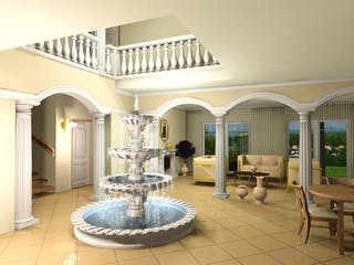 Massivhaus Villa Verano von ARGISOL-Bausysteme Bausatzhaus ab 74000€, Stadtvilla Innenansicht 1