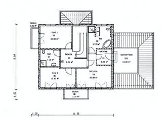 Fertighaus Victoria von ISARTALER HOLZHAUS Schlüsselfertig ab 359800€, Stadtvilla Grundriss 1