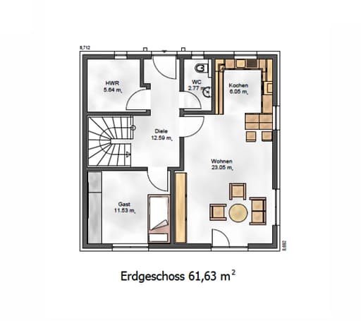 Das Vielseitige 121 Floorplan 1