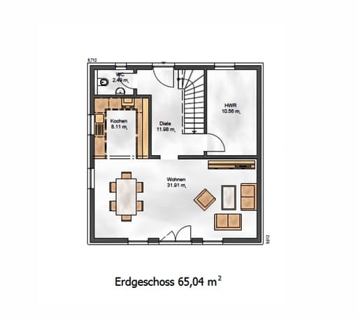 Das Vielseitige 128 Floorplan 1
