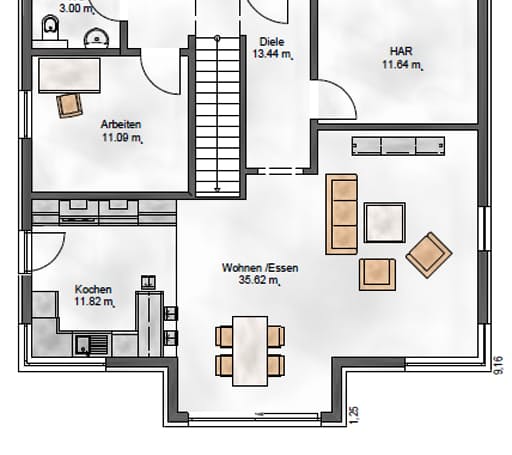 Das Vielseitige 165 Floorplan 1