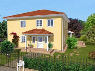 Fertighaus Villa Torino von SOLID-HAUS, Stadtvilla Außenansicht 1