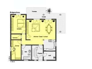 Fertighaus Villa Torino von SOLID-HAUS, Stadtvilla Grundriss 2