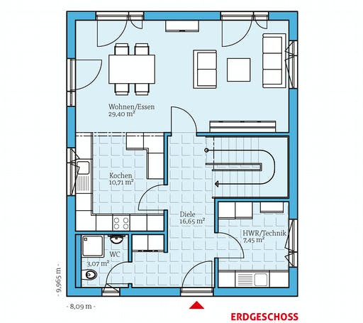 Hanse - Villa 133 Floorplan 1