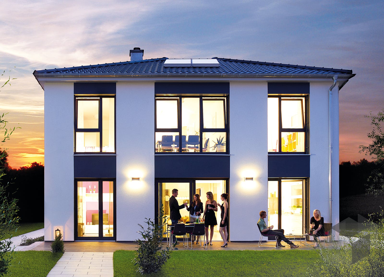 Einfamilienhaus Villa 165 von Hanse Haus Fertighaus.de