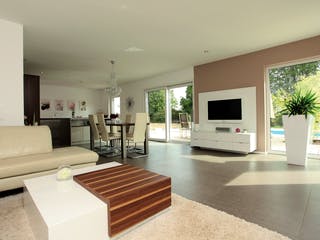 Fertighaus VIO mit Pool von FingerHaus, Satteldach-Klassiker Innenansicht 1